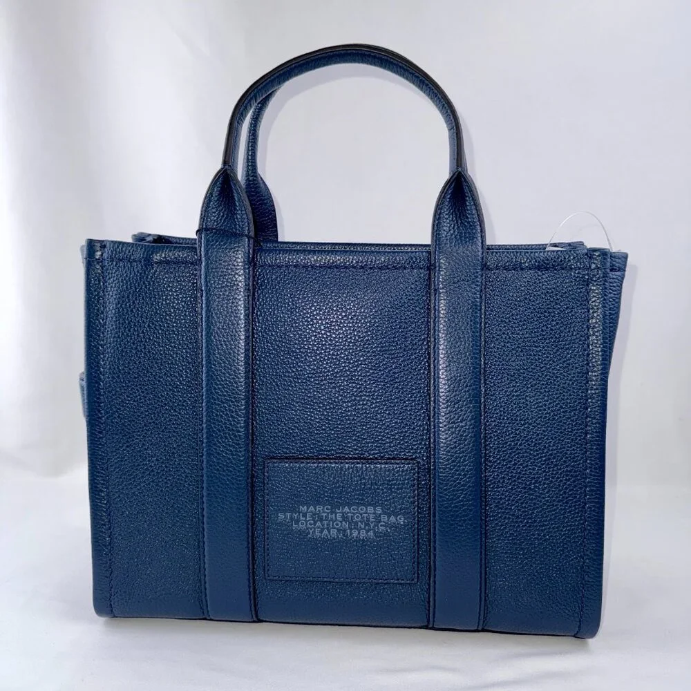 NEW MARC JACOBS medium tote bag dark blue color AUTHENTIC - Picture 7 of 13